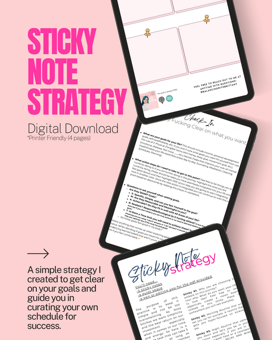 Sticky Note Strategy
